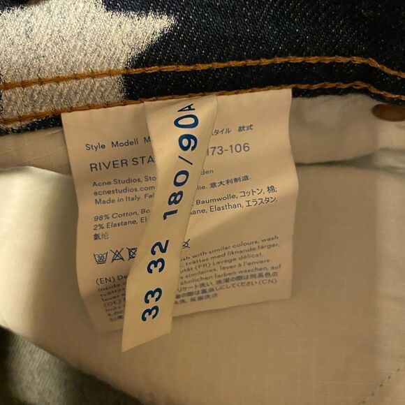 ACNE Studios Star Jeans Size 33 - Picture 3 of 4